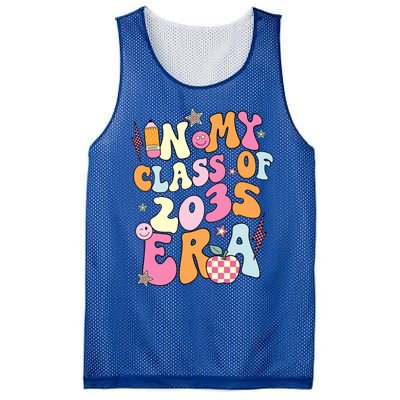 Retro Groovy In My Class Of 2035 Era Class Of 2035 Graduate Cool Gift Mesh Reversible Basketball Jersey Tank