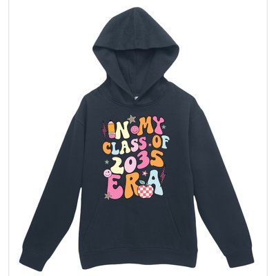 Retro Groovy In My Class Of 2035 Era Class Of 2035 Graduate Cool Gift Urban Pullover Hoodie