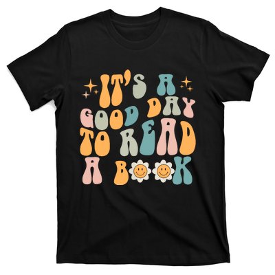 Retro Groovy Its A Good Day To Read A Book T-Shirt