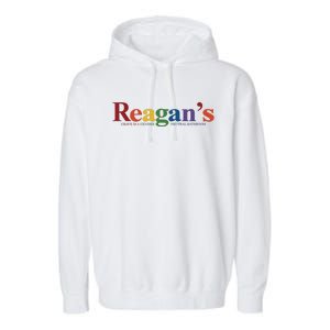 Reagans Grave Is A Gender Neutral Bathroom Pride Garment-Dyed Fleece Hoodie