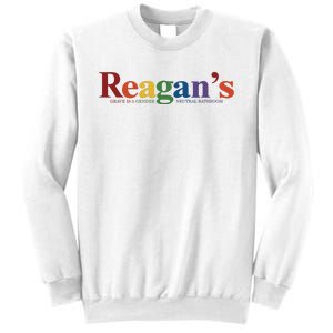 Reagans Grave Is A Gender Neutral Bathroom Pride Sweatshirt