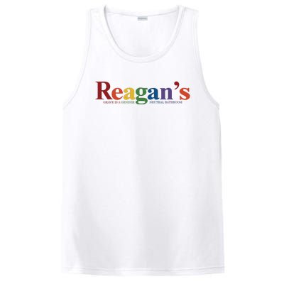 Reagans Grave Is A Gender Neutral Bathroom Pride PosiCharge Competitor Tank