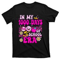 Retro Groovy In My 1000 Days Of School Era 1000 Days Smarter T-Shirt