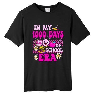 Retro Groovy In My 1000 Days Of School Era 1000 Days Smarter Tall Fusion ChromaSoft Performance T-Shirt