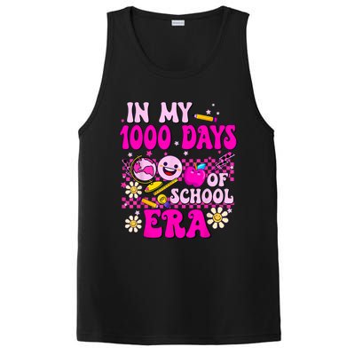 Retro Groovy In My 1000 Days Of School Era 1000 Days Smarter PosiCharge Competitor Tank