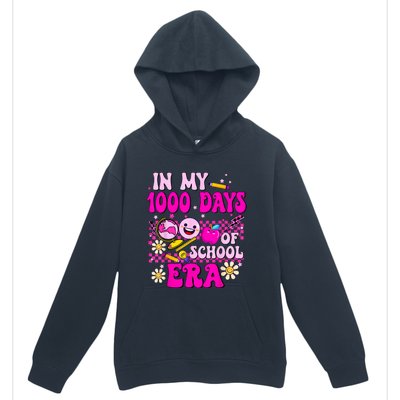 Retro Groovy In My 1000 Days Of School Era 1000 Days Smarter Urban Pullover Hoodie