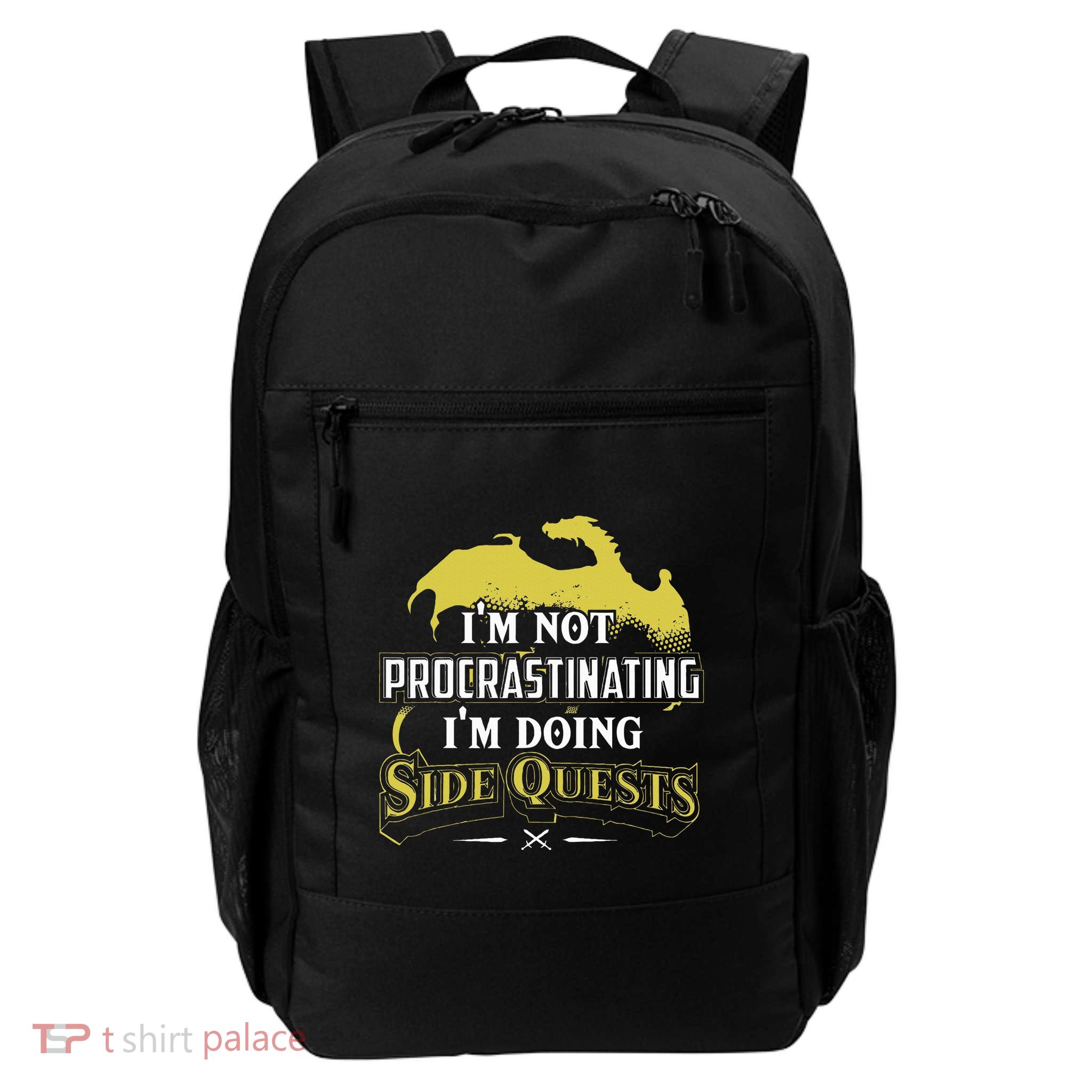 Rpg Gamer Im Doing Side Quests Casual Daily Commute Backpack