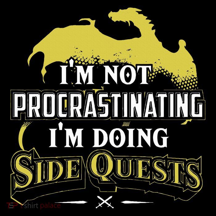 Rpg Gamer Im Doing Side Quests Casual Mousepad