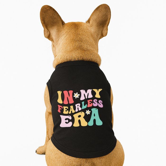 Retro Groovy In My Fearless Era Vintage Doggie Tank