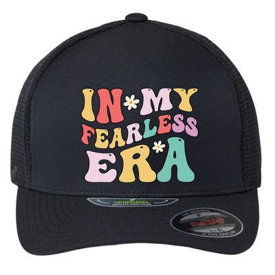 Retro Groovy In My Fearless Era Vintage Flexfit Unipanel Trucker Cap