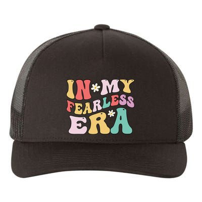 Retro Groovy In My Fearless Era Vintage Yupoong Adult 5-Panel Trucker Hat