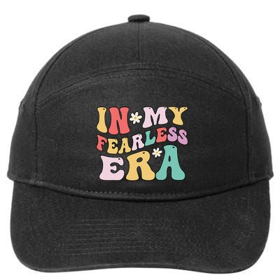 Retro Groovy In My Fearless Era Vintage 7-Panel Snapback Hat