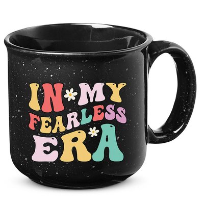 Retro Groovy In My Fearless Era Vintage 15oz Campfire Ceramic Mug