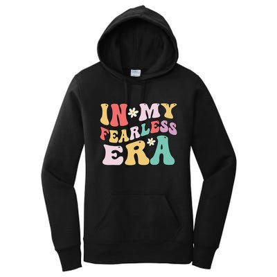 Retro Groovy In My Fearless Era Vintage Women's Pullover Hoodie