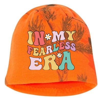 Retro Groovy In My Fearless Era Vintage Kati - Camo Knit Beanie