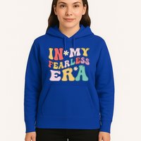 Retro Groovy In My Fearless Era Vintage Hoodie