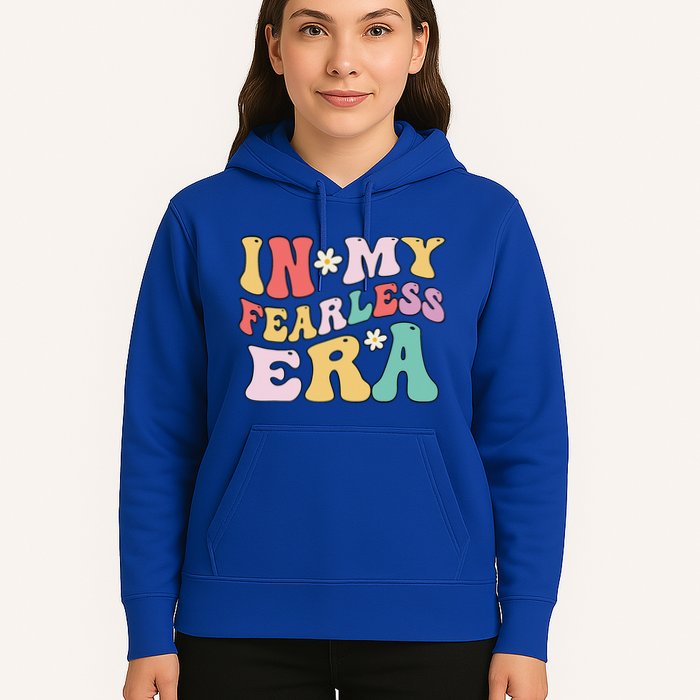 Retro Groovy In My Fearless Era Vintage Hoodie