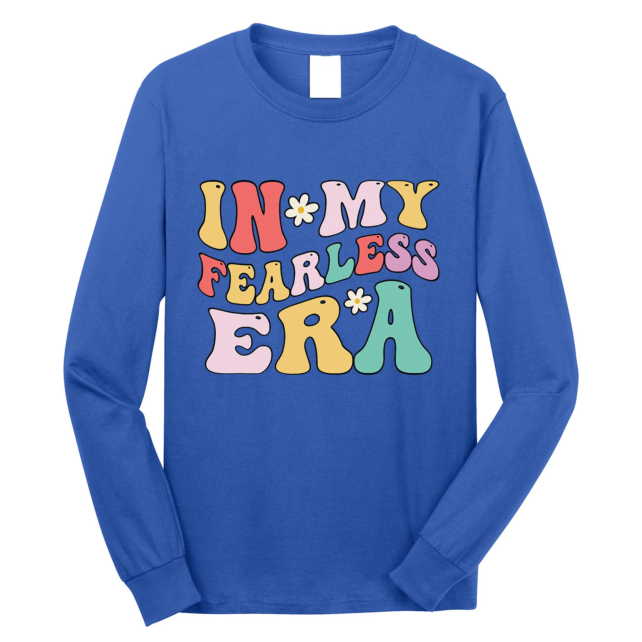 Retro Groovy In My Fearless Era Vintage Long Sleeve Shirt