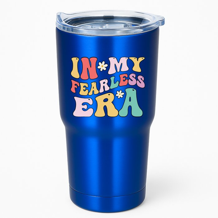 Retro Groovy In My Fearless Era Vintage Tumbler