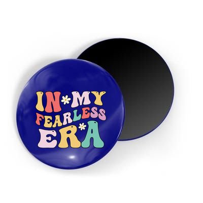 Retro Groovy In My Fearless Era Vintage Magnet