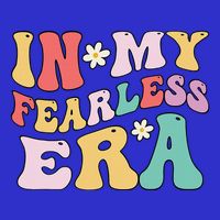 Retro Groovy In My Fearless Era Vintage Womens T-Shirt