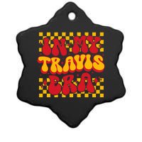 Retro Groovy In My Travis Era Ceramic Star Ornament