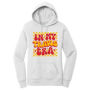 Retro Groovy In My Travis Era Women's Pullover Hoodie