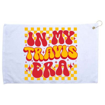 Retro Groovy In My Travis Era Grommeted Golf Towel