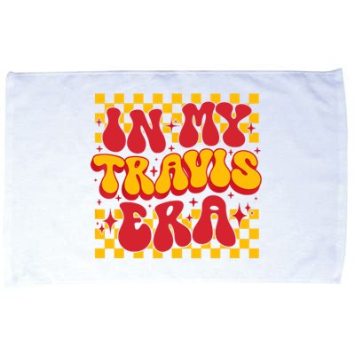 Retro Groovy In My Travis Era Microfiber Hand Towel