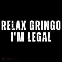 Relax Gringo Im Legal Funny Immigration Tall T-Shirt