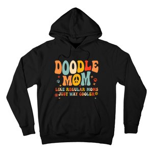 Retro Groovy Its Me The Cool Doodle Mom Gift Hoodie