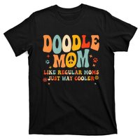 Retro Groovy Its Me The Cool Doodle Mom Gift T-Shirt