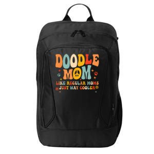 Retro Groovy Its Me The Cool Doodle Mom Gift City Backpack