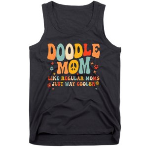 Retro Groovy Its Me The Cool Doodle Mom Gift Tank Top