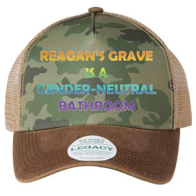 Reagan’s Grave Is A Gender Neutral Bathroom Legacy Tie Dye Trucker Hat