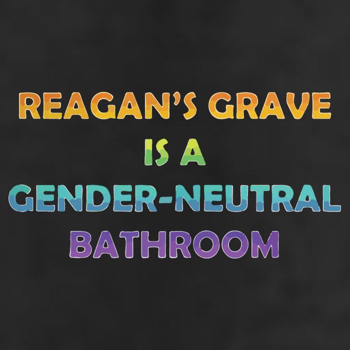 Reagan’s Grave Is A Gender Neutral Bathroom Adult Drive Performance Visor