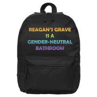 Reagan’s Grave Is A Gender Neutral Bathroom 16 in Basic Backpack