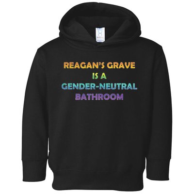 Reagan’s Grave Is A Gender Neutral Bathroom Toddler Hoodie