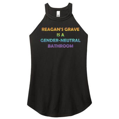 Reagan’s Grave Is A Gender Neutral Bathroom Women’s Perfect Tri Rocker Tank