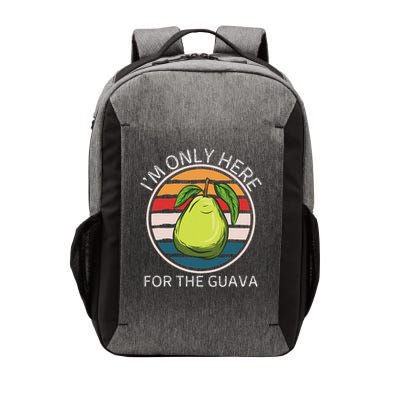Retro Guava I'm Only Here For The Guava Fruit Lover Vector Backpack