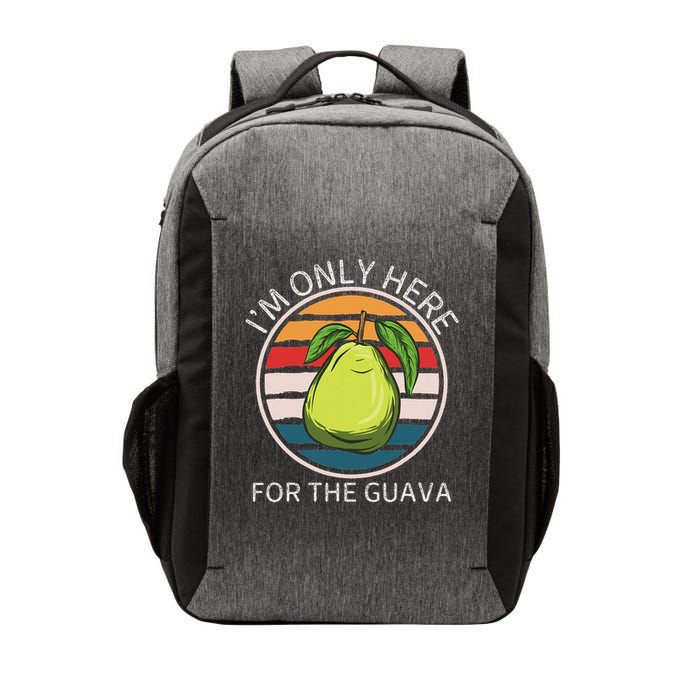 Retro Guava I'm Only Here For The Guava Fruit Lover Vector Backpack