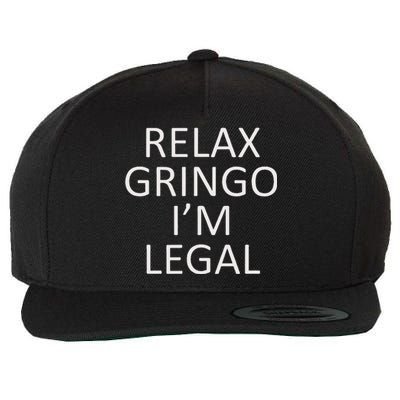 Relax Gringo IM Legal Wool Snapback Cap