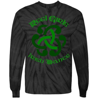 Reel Girls Irish Dance For Irish Dancers Tie-Dye Long Sleeve Shirt