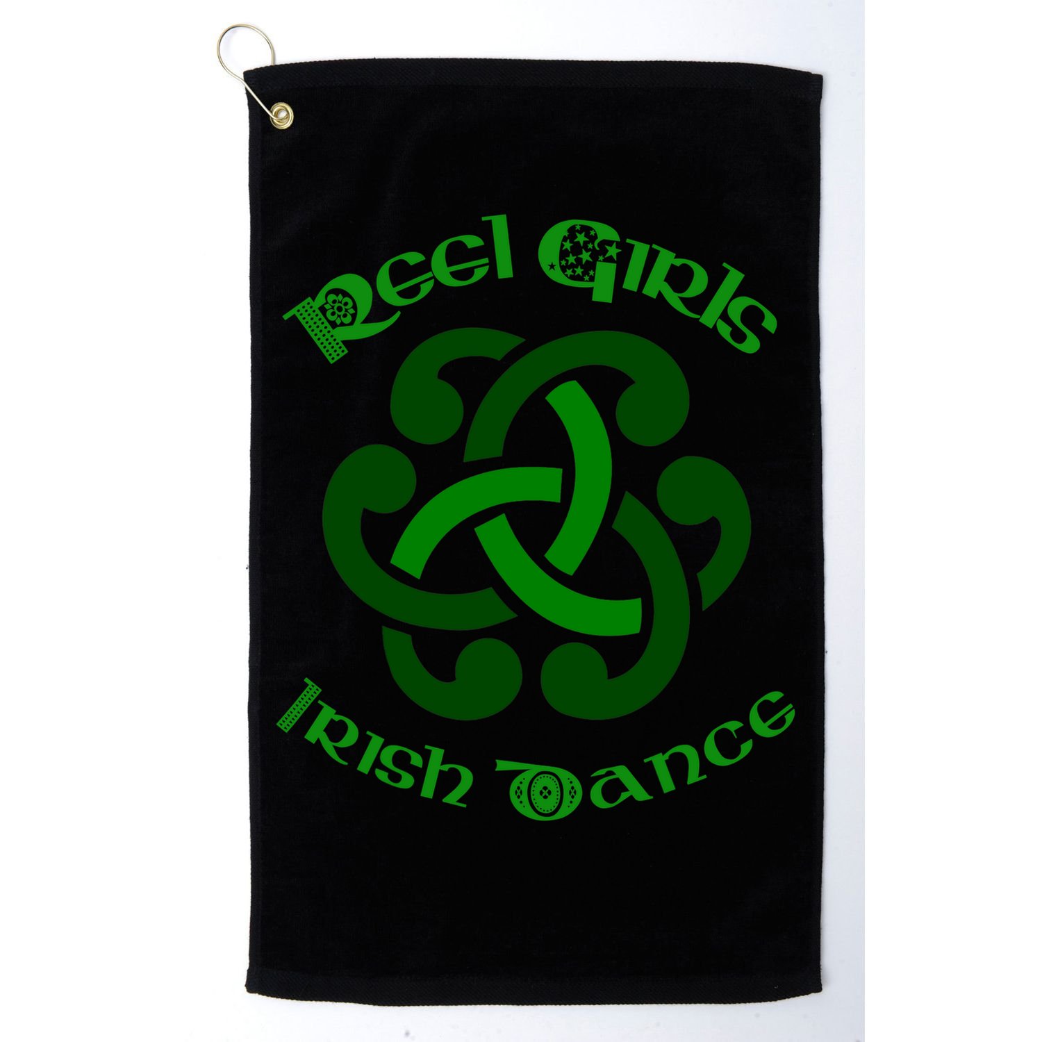 Reel Girls Irish Dance For Irish Dancers Golf Towel