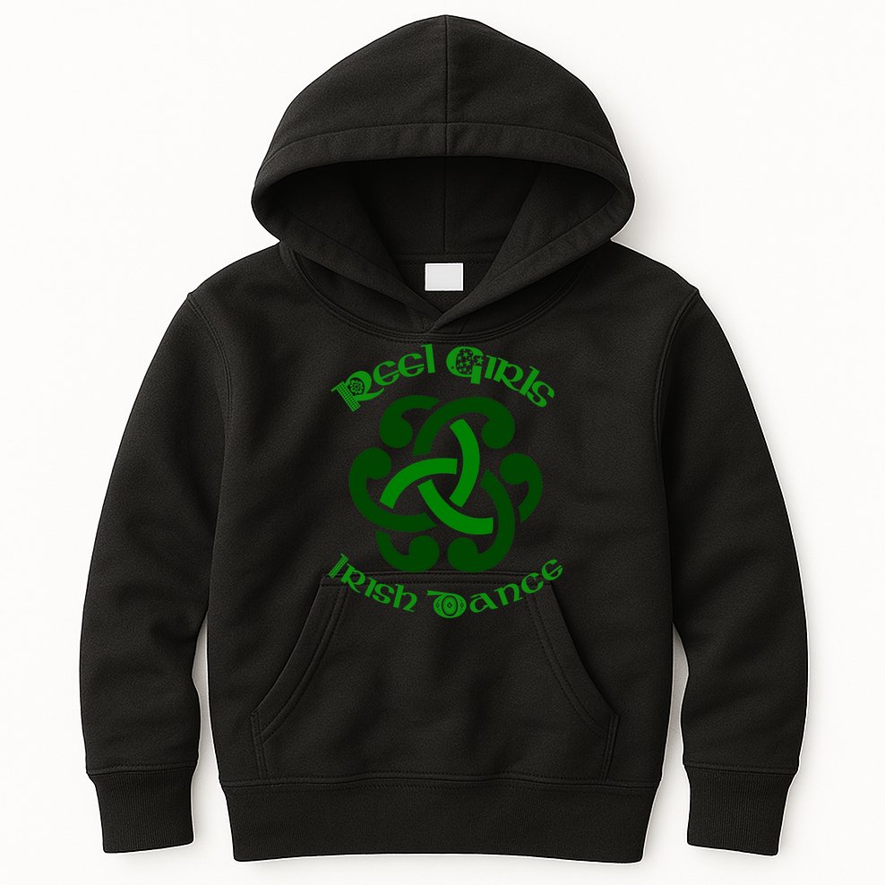 Reel Girls Irish Dance For Irish Dancers Kids Hoodie