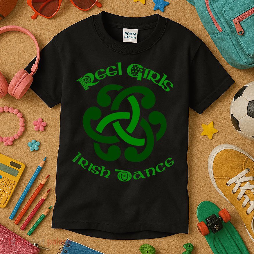 Reel Girls Irish Dance For Irish Dancers Kids T-Shirt