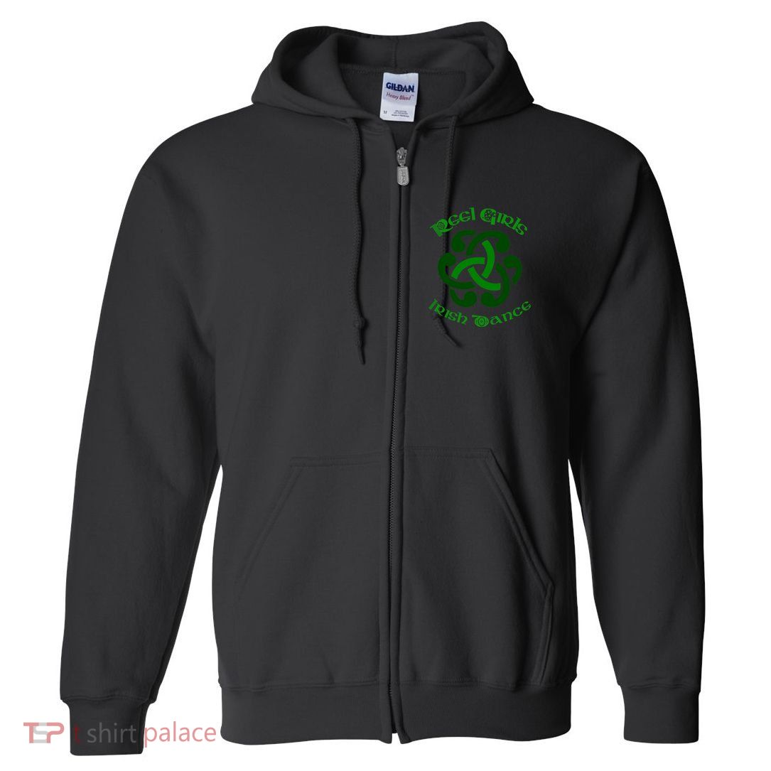 Reel Girls Irish Dance For Irish Dancers Full Zip Hoodie