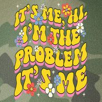 Retro Groovy Its Me Hi I'm The Problem Legacy Tie Dye Trucker Hat