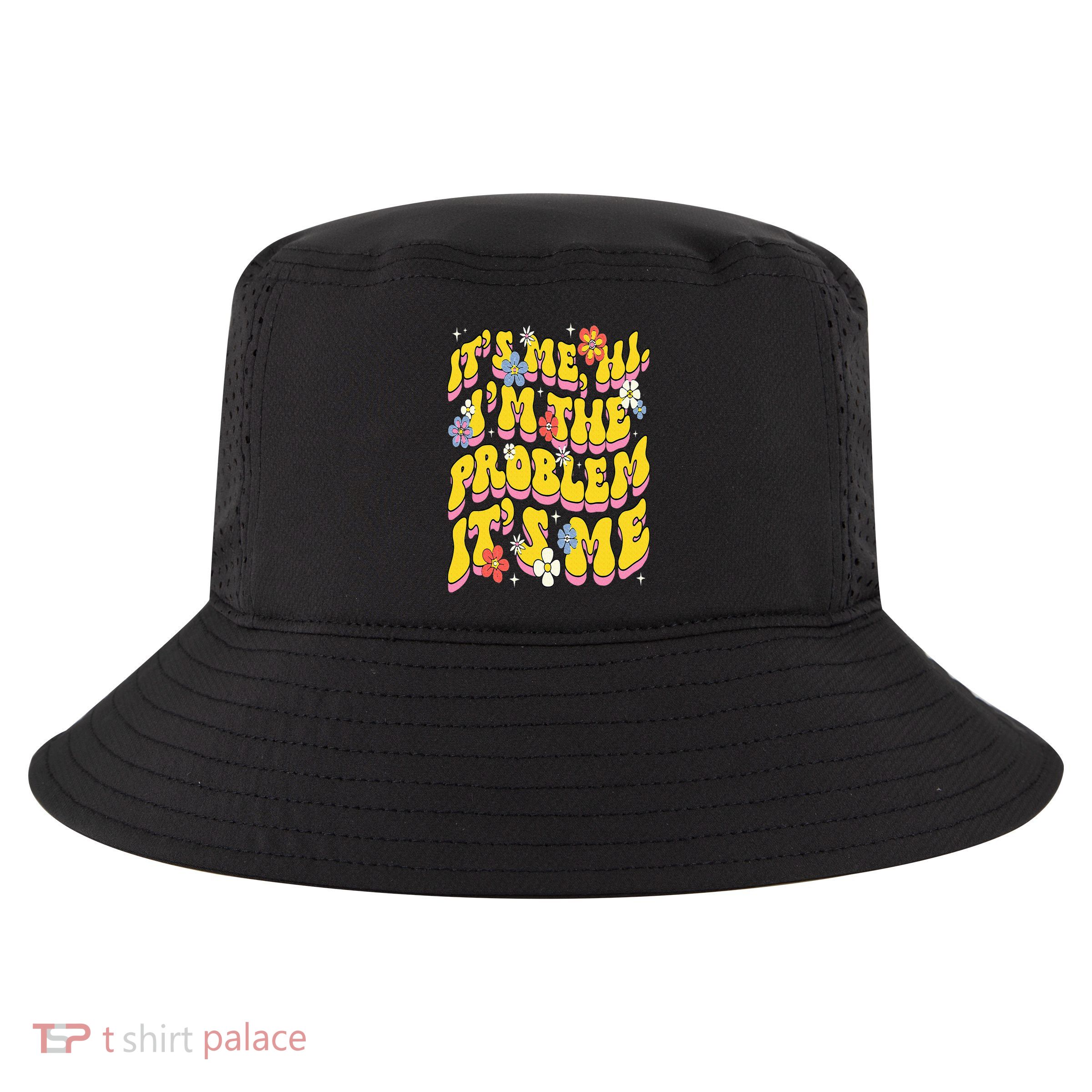 Retro Groovy Its Me Hi I'm The Problem Cool Comfort Performance Bucket Hat