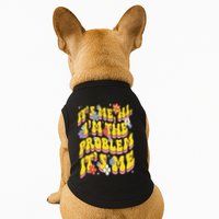 Retro Groovy Its Me Hi I'm The Problem Doggie Tank